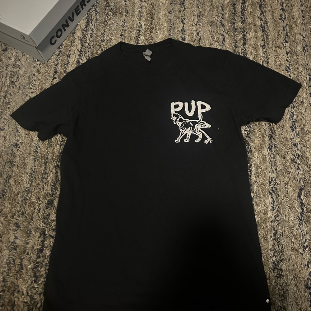 PUP Black Graphic Tee